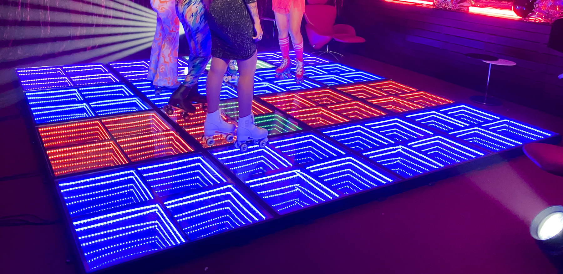 Pista de Baile con Iluminación Led